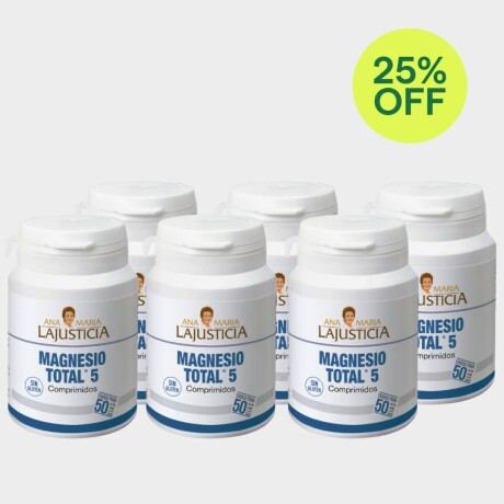 Magnesio total 5 - 6un. 25% off Magnesio total 5 - 6un. 25% off