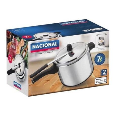 Olla a presión Aluminio Nacional 7L 24cm en aluminio pulido Olla a presión Aluminio Nacional 7L 24cm en aluminio pulido
