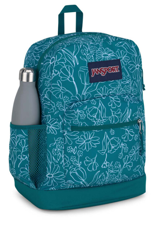 MOCHILA CROSS TOWN PLUS DELIGHTFUL DAISIES GREEN