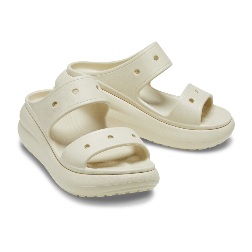 Plataformas Crocs Crush Sandal - Unisex Bone