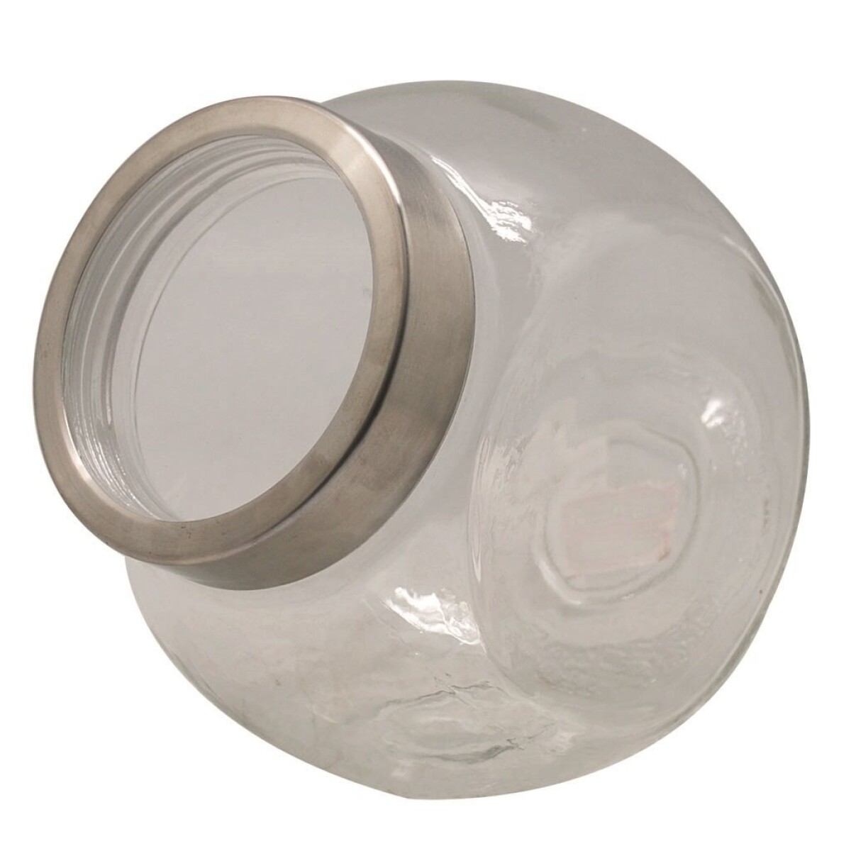 RECIPIENTE REDONDO 2.2L C/ TAPA METAL. D17.5XH13CM 