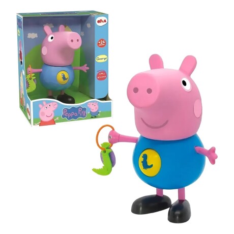 Figura Peppa Pig - George con Actividades 24CM 001