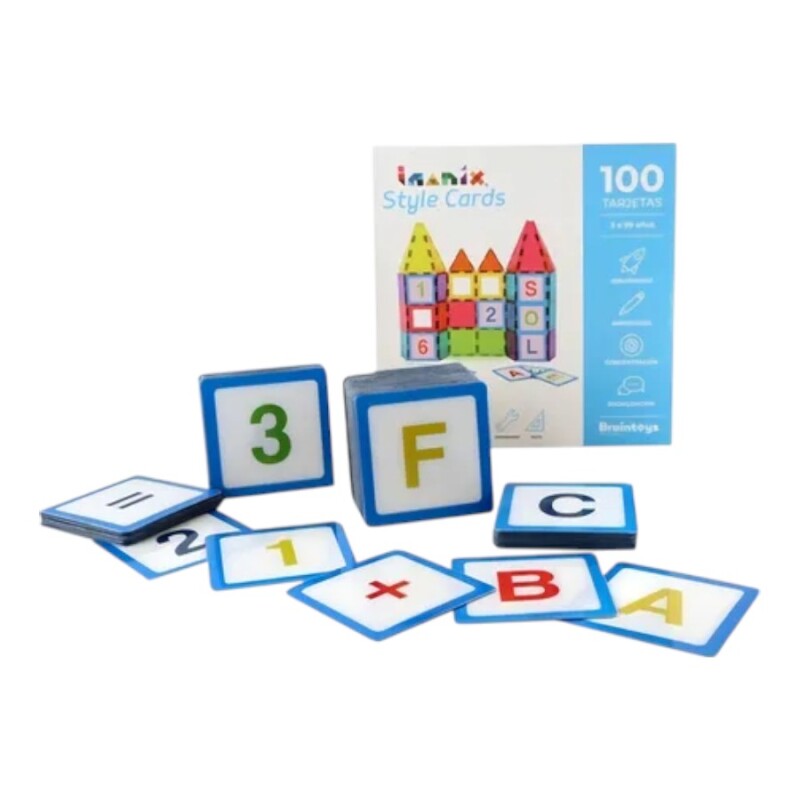 Imanix 100 Tarjetas Magnéticas Letras y Números Imanix 100 Tarjetas Magnéticas Letras y Números
