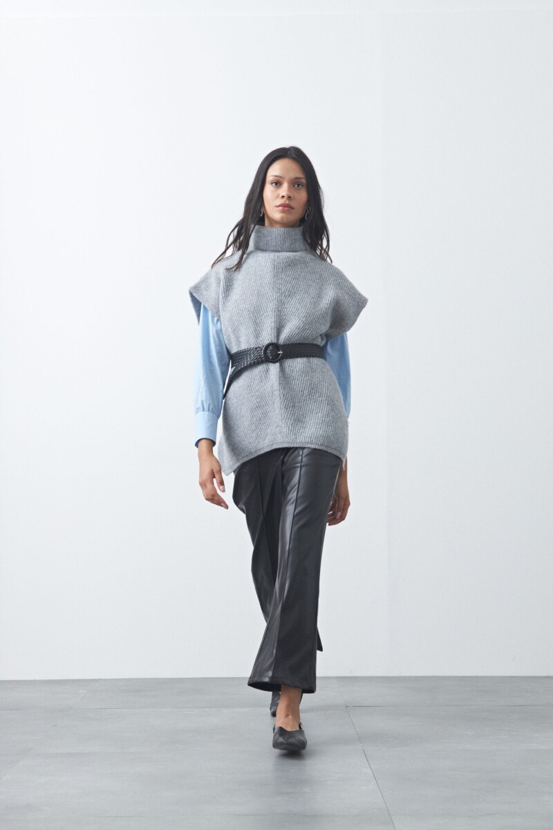 PONCHO GYROS Gris Melange