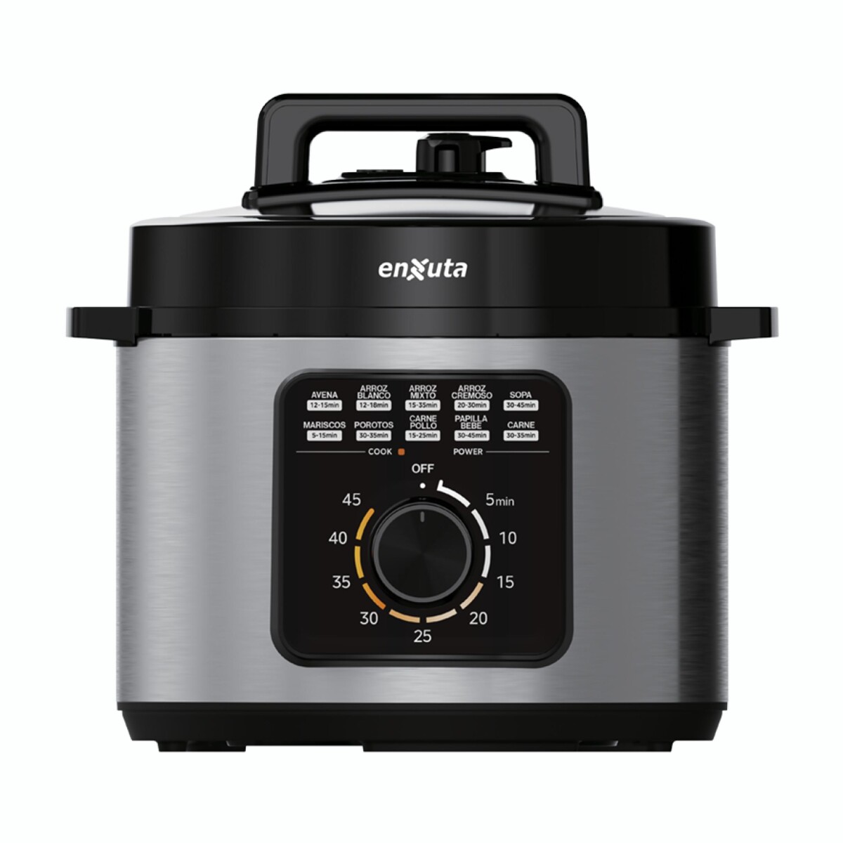 Olla A Presión Eléctrica ENXUTA SDAENXOP9100 1000W Capacidad 5Lts 