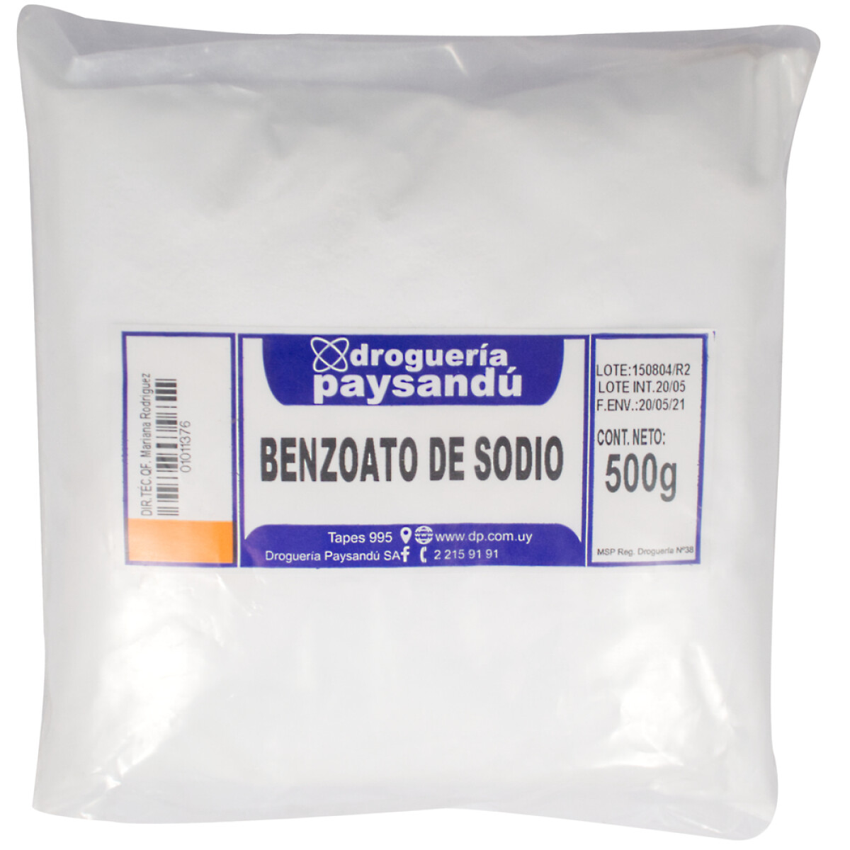 Benzoato de Sodio - 500 g 