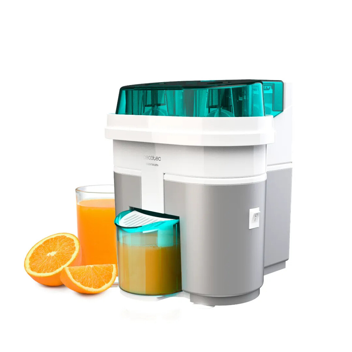 Exprimidor eléctrico essential vita twice white Cecotec 