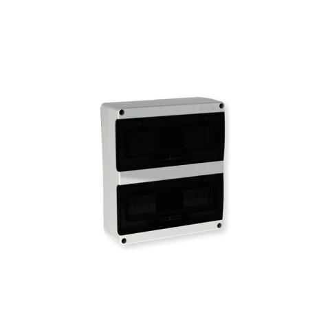 Tablero Luxury MAX riel DIN 24mod IP66 puerta fumé CO7406