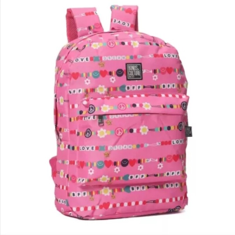 Mochila Bonus® Culture 1 cierre con bolsillo al frente Mochila Bonus® Culture 1 cierre con bolsillo al frente