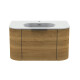 Mueble Duder En Mdf Color Madera Oscura - 80X50X42Cm