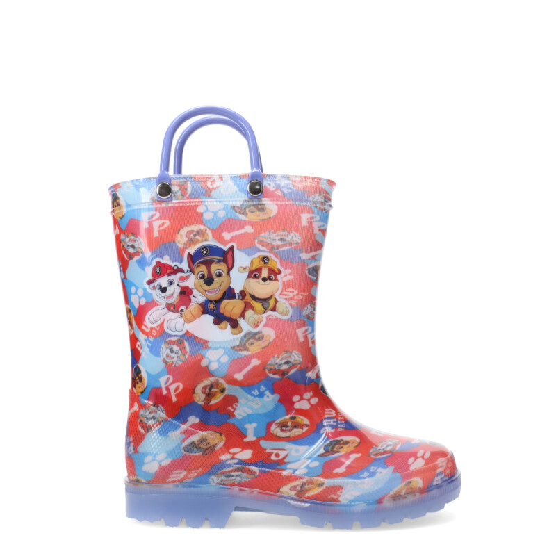 Botas de lluvia de Niños Disney Paw Patrol Rojo - Lila