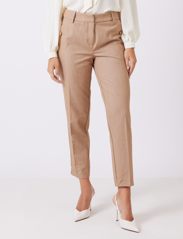 Pantalon Gabardina Ligera & Confort BEIGE