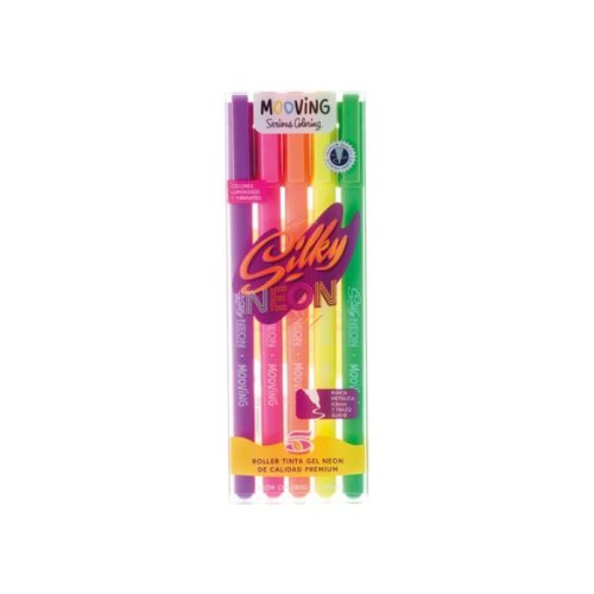 Bolígrafo Roller Tinta Gel Neon x5 - Bolígrafo Roller Tinta Gel Neon X5 