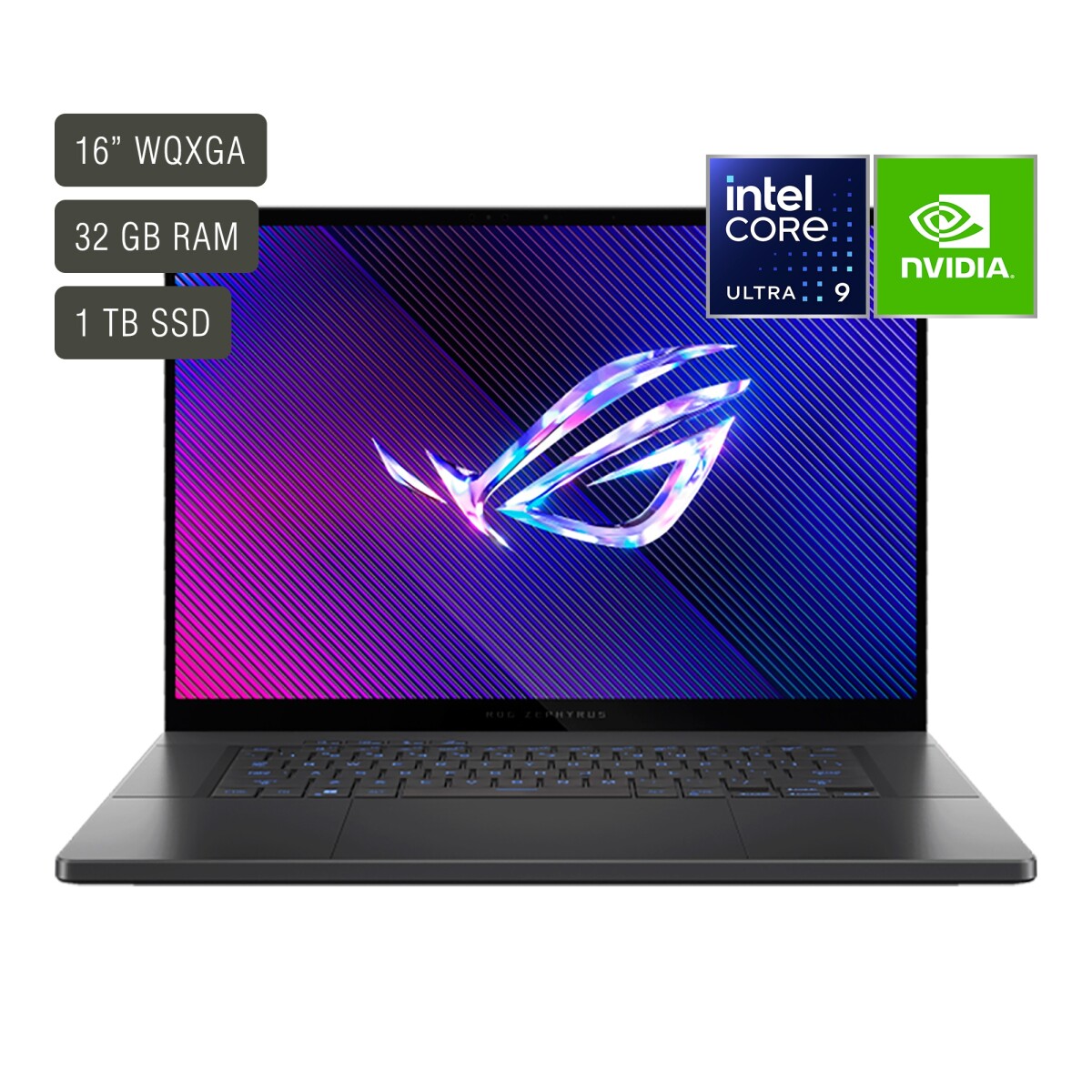 Notebook Gamer Asus Rog 16'' Oled Ultra 9 32GB 1TB W11 RTX4070 