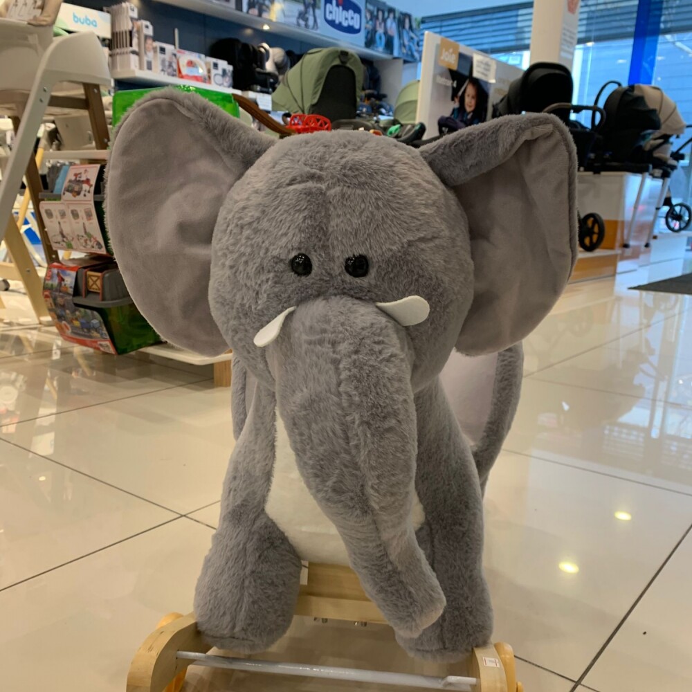 Balancin Mecedor buggy 2 en 1 animales elefante