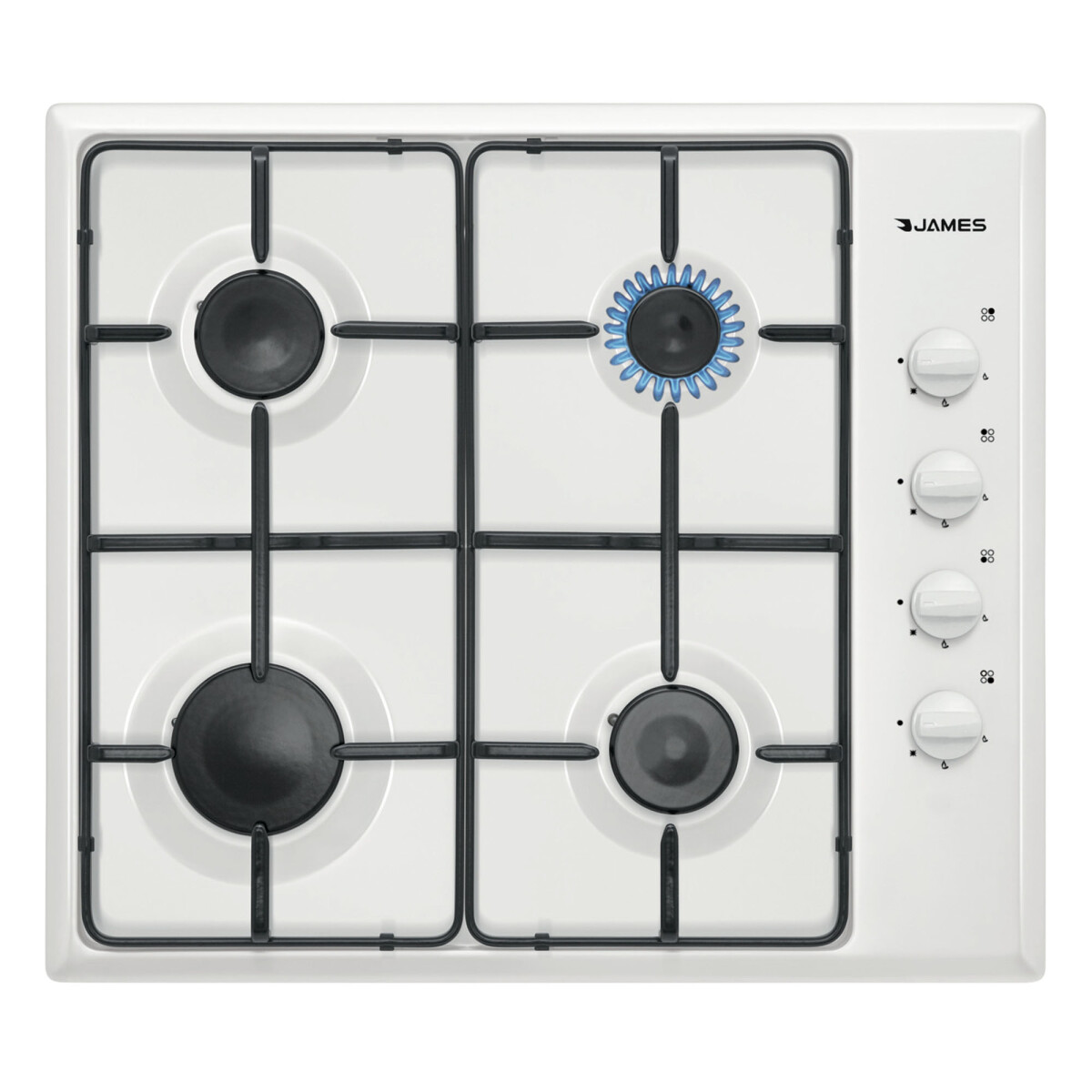 ANAFE A GAS - 4-HORNALLAS BLANCO JAMES 4H AG 