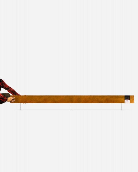Fleje Separador 15cm x 2.4m - Acero Corten 2mm