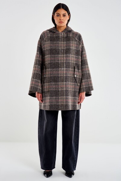 CHAQUETA CUADROS Marron