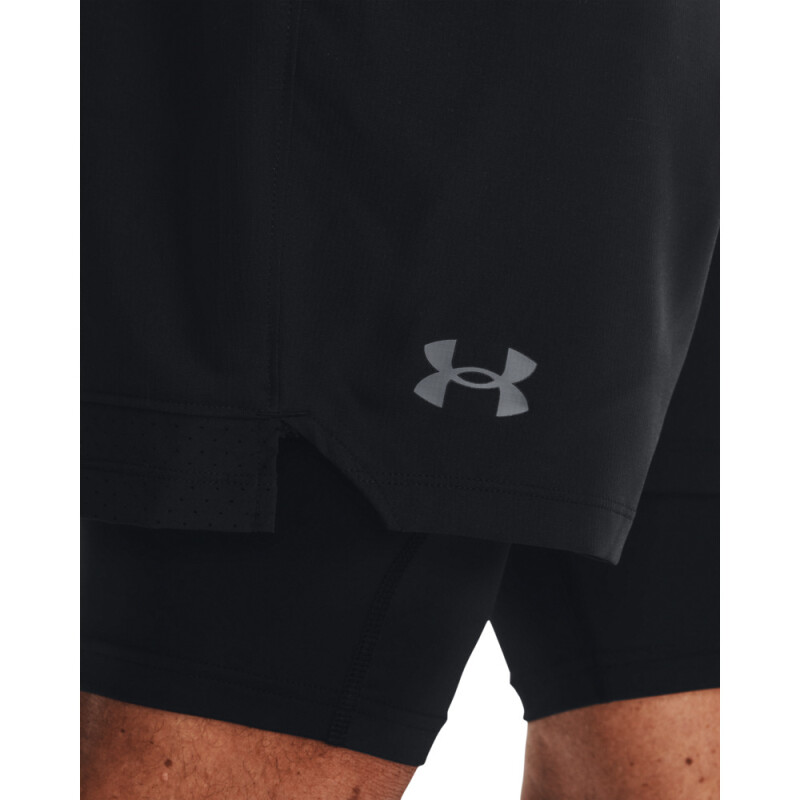 UA Vanish Woven 2in1 Sts-BRN BLK-002