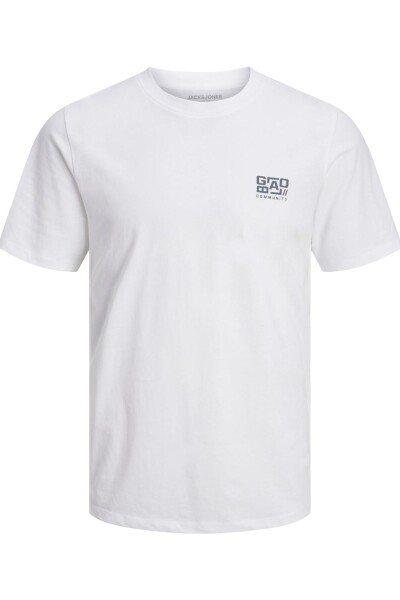 Camiseta Waffle Logo Frontal White