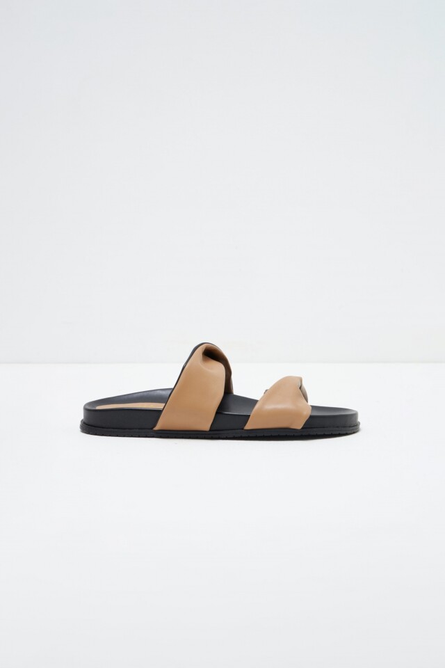 Sandalia combinada negro