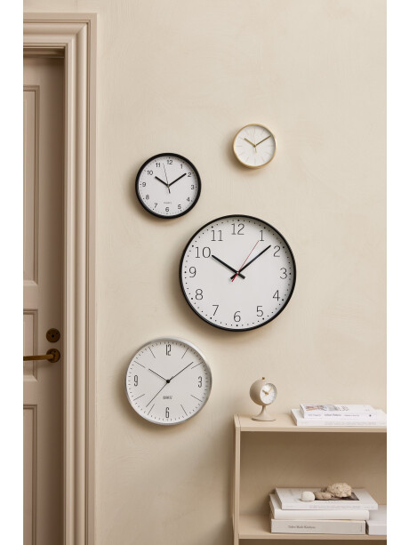 Reloj pared ELVART Ø23cm negro/blanco Reloj pared ELVART Ø23cm negro/blanco