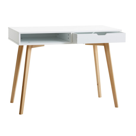 Escritorio TAMHOLT 50x100 blanco/natural Blanco/natural