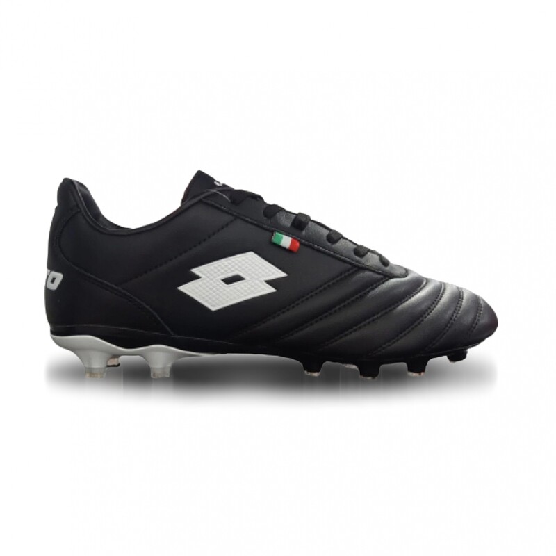 Championes Lotto Futbol de Cuero Black/White
