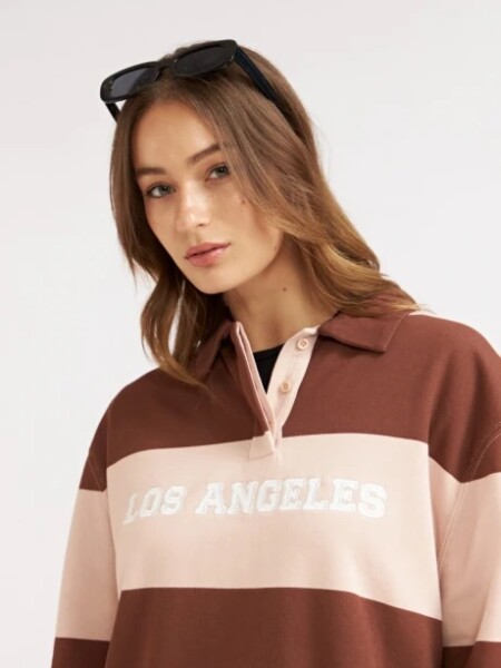 REMERA N.SAILS 21023 FLO MARR ROSA