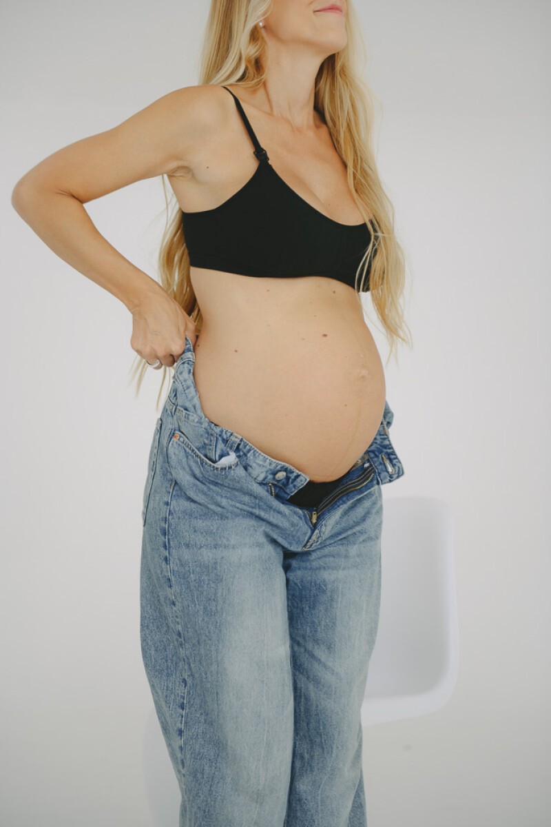 Bombacha Maternal Rita Algodón – Embarazo y Postparto Negro