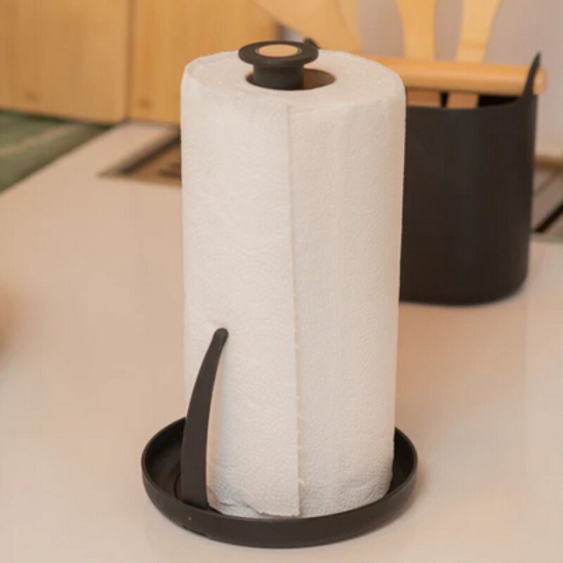 PTB3000 Porta Rollo Para Papel De Cocina Modelo Lume Ou - Negro
