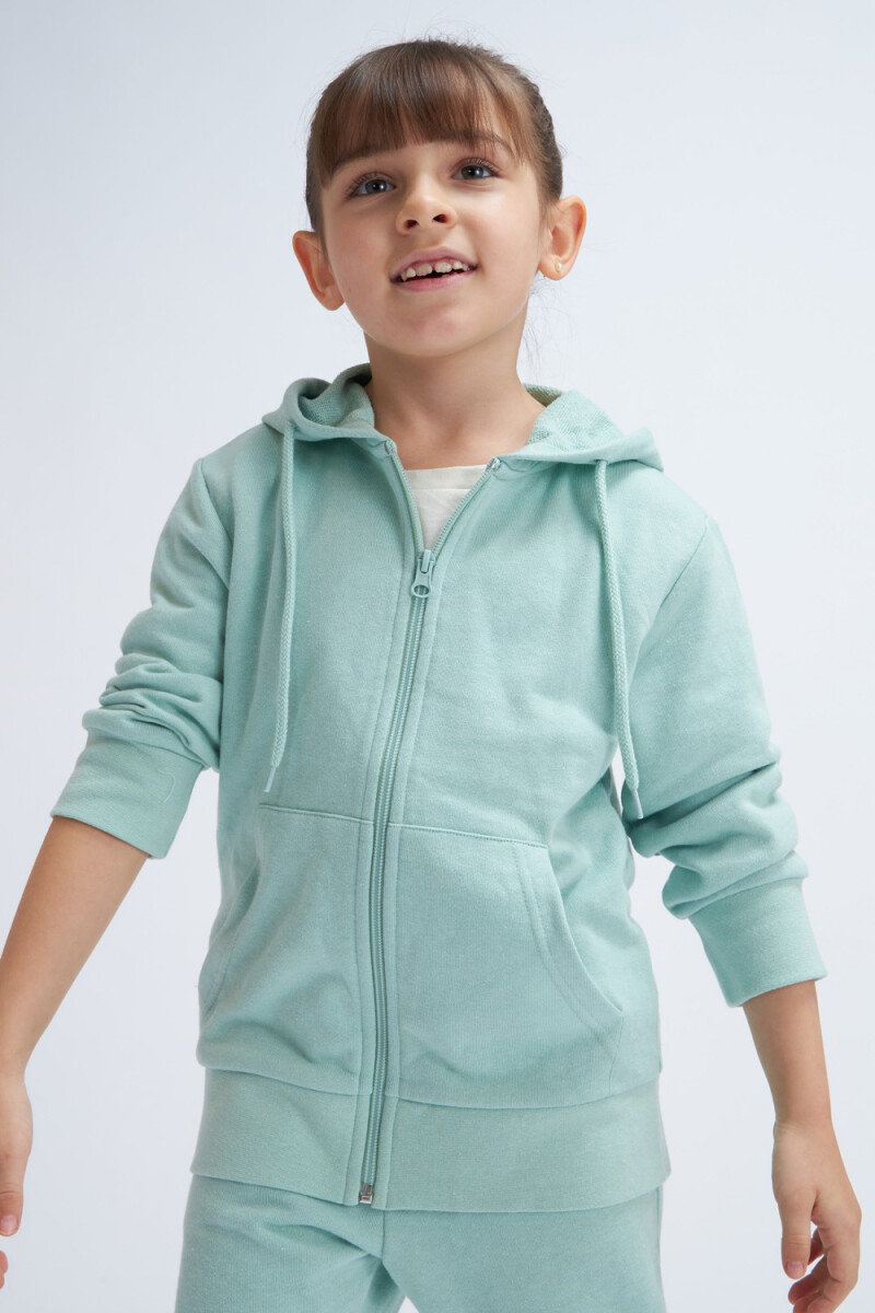 Chaqueta deportiva liviana - - Verde Agua 