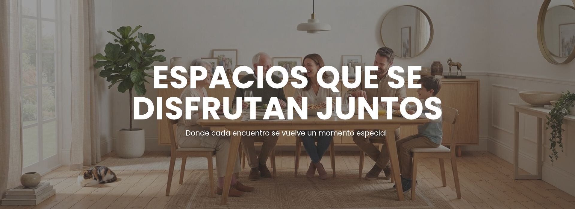 ESPACIOS QUE SE DISFRUTAN JUNTOS