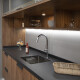 PILETA DE COCINA INOX 43.1X43.1X25 BAJO MESADA CON VALVULA 000