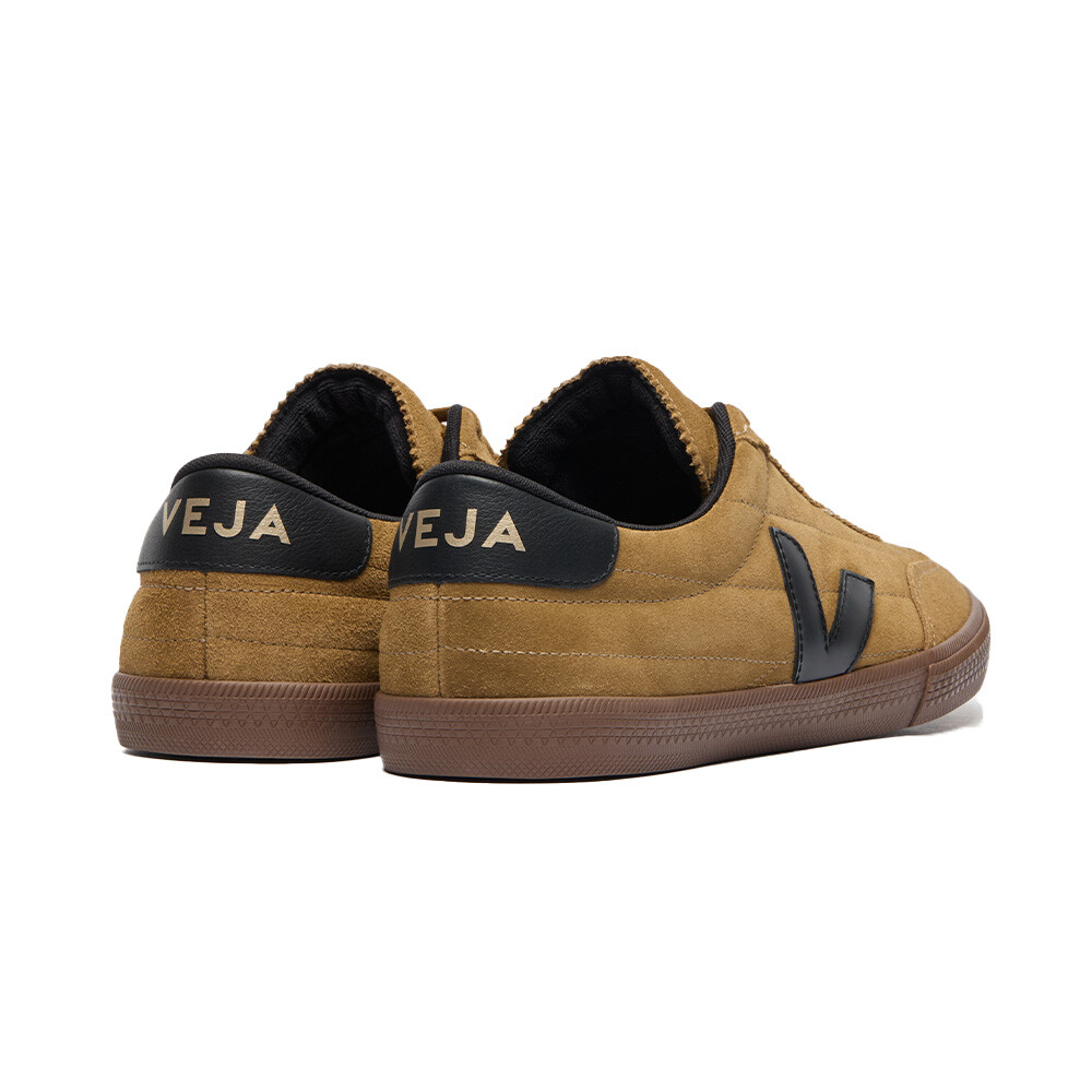 Zapatillas Veja Panenka Suede Tent Black Bark Hombre Cafe