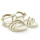 Sandalias Molekinha Zuecos de Mujer - 2344.144-30060 Blanco-cristal