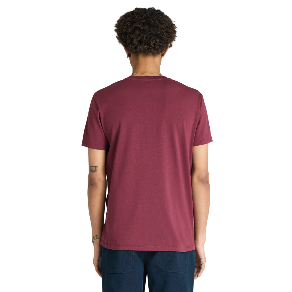 Polo Oyster River Manga Corta Slim Fit Hombre Burgundy