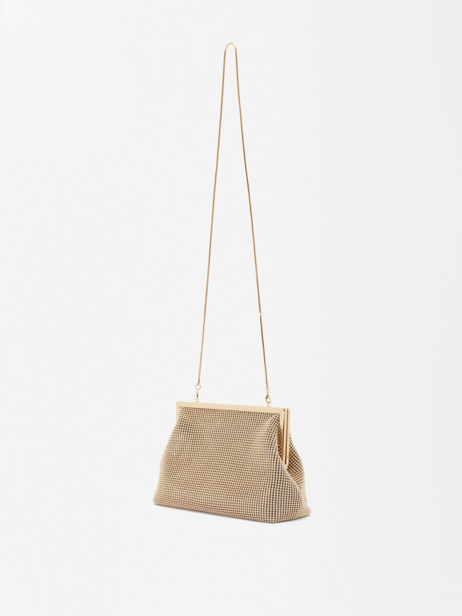 Bolso De Fiesta Mesh dorado