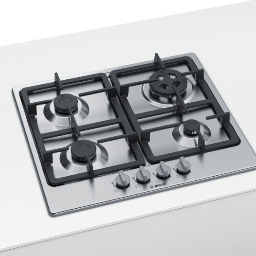 Anafe a gas Bosch PGH6B5B90 60cm ACERO