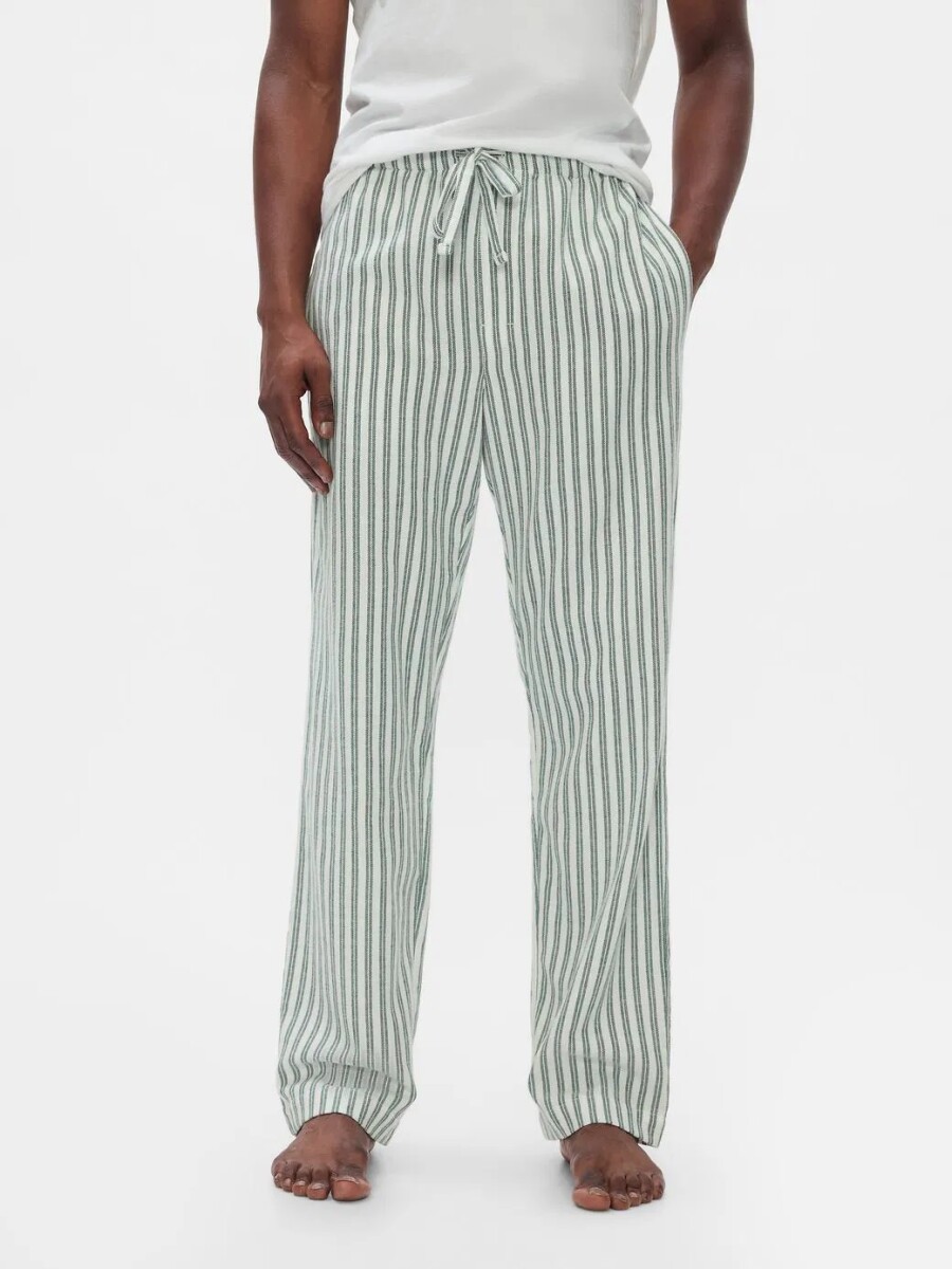 Pantalòn Pijama Franela Hombre - June Bug 19-5414 Tcx 