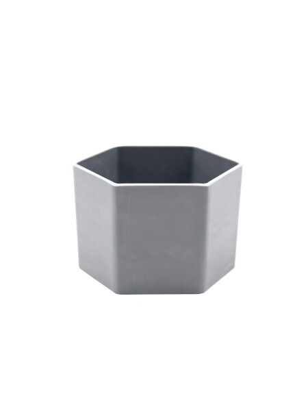 MACETA MARGARITA GRIS