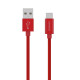Cable de Carga USB-C Rojo