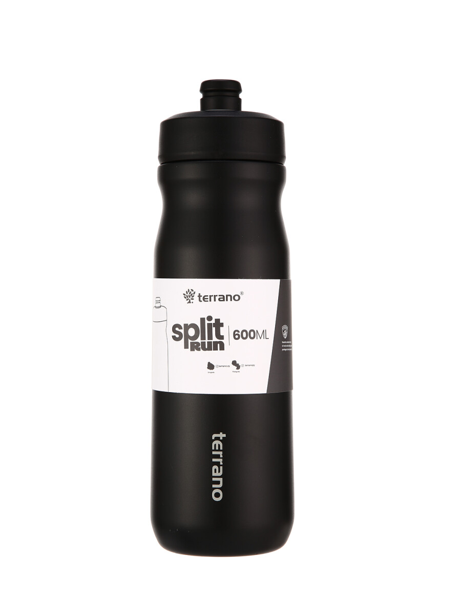 Botella Térmica Split Run 600ml - Negro 