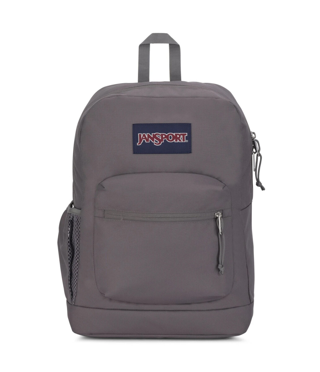 MOCHILA JANSPORT CROSS TOWN PLUS - GRAPHITE GREY 