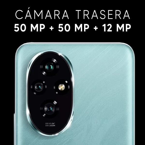 Honor 200 12/512 Gb 5g + Honor Band 9 Y Un Case Negro VERDE