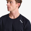 Polo Running Aero Tee Hombre Black/silver Reflective