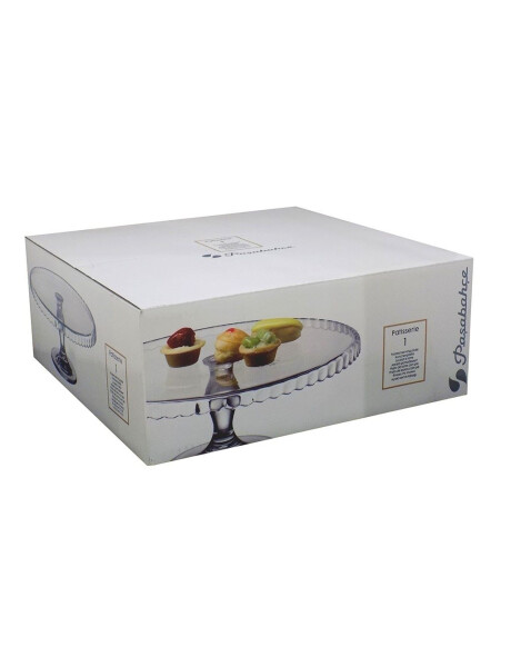 PLATO TORTA 32.2 CM C/ PIE PATISIER PASABAHCE GB PLATO TORTA 32.2 CM C/ PIE PATISIER PASABAHCE GB