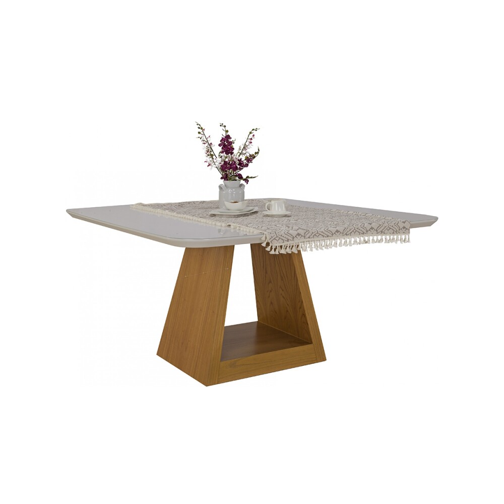 MESA DE COMEDOR MADERA BLANCO ALICE