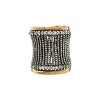 Anillo Calado-Plata y Oro-Piedra Zirconia-AN5401 conpiedra