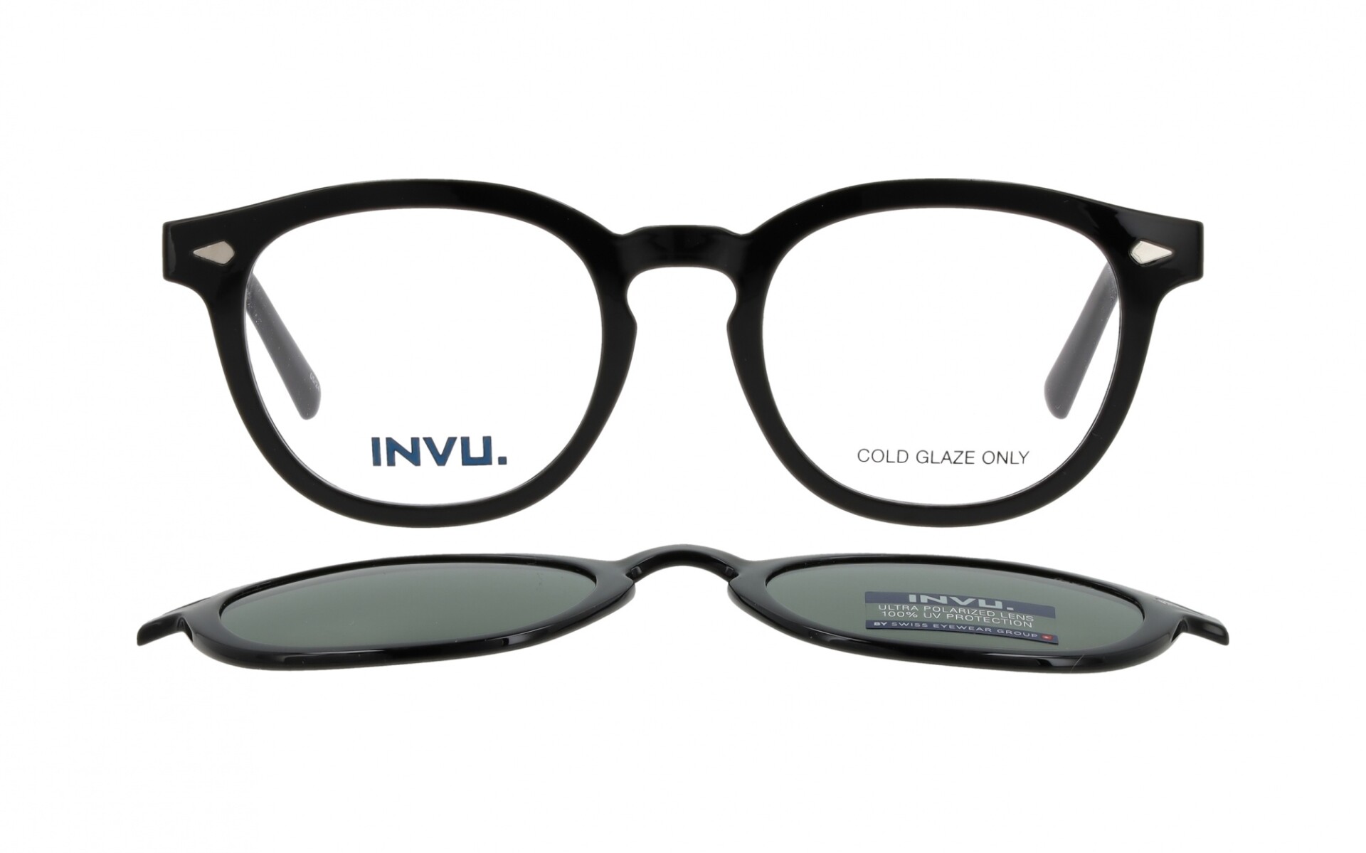 INVU Clip-On M4200E col Black polarizado 